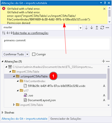 error commit