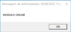 Modulo de Pesagem online